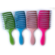 Colorful Plastic Handle Nylon Vent Hair Brush